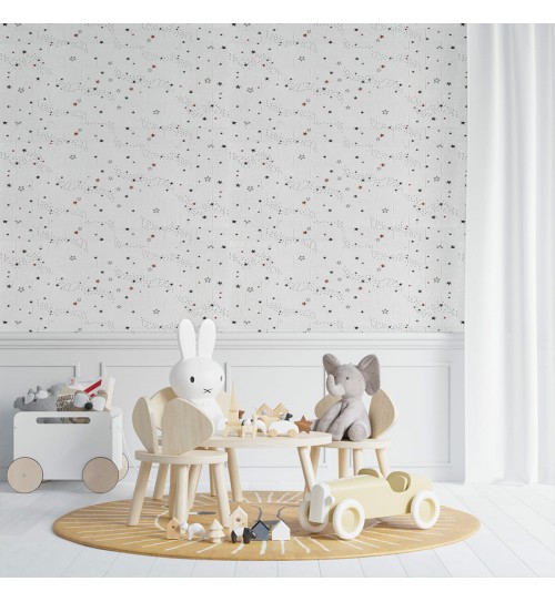 Самоклеюча декоративна 3D панель під білу цеглу зірки в рулоні 3080x700x3 мм Самоклеюча декоративна 3D панель під білу цеглу зірки в рулоні 3080x700x3 мм
